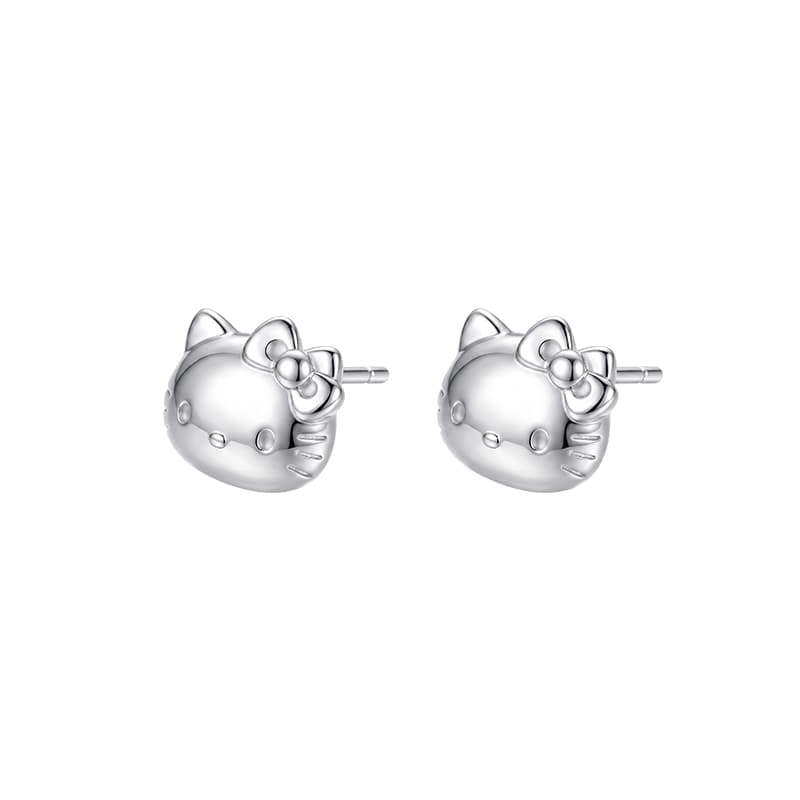Серьги Sanrio x Hello Kitty Циркон Сплав Серьги-гвоздики Женские - изображение 3