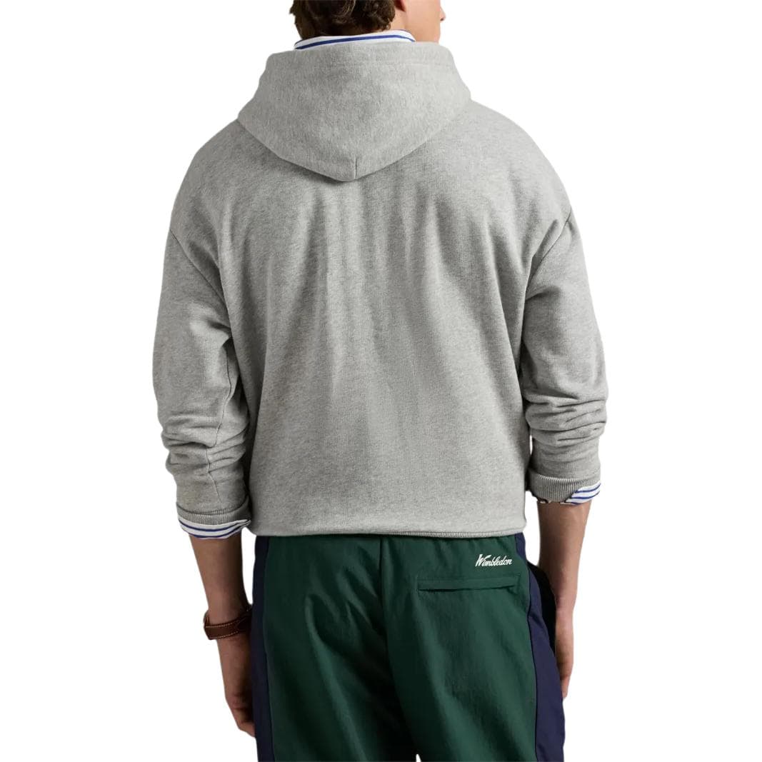 Худи Polo Ralph Lauren x Wimbeldon Худи-ханьфу Платье Унисекс Серый - изображение 5