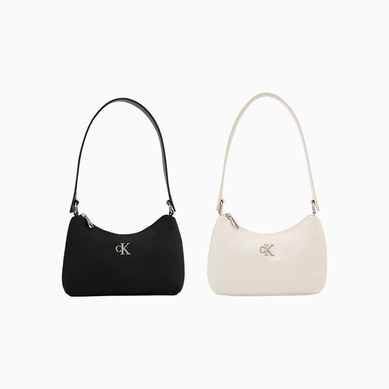 Мини-сумка calvin klein Ткань Сумка на плечо Средний Женские Сливочный - изображение 2