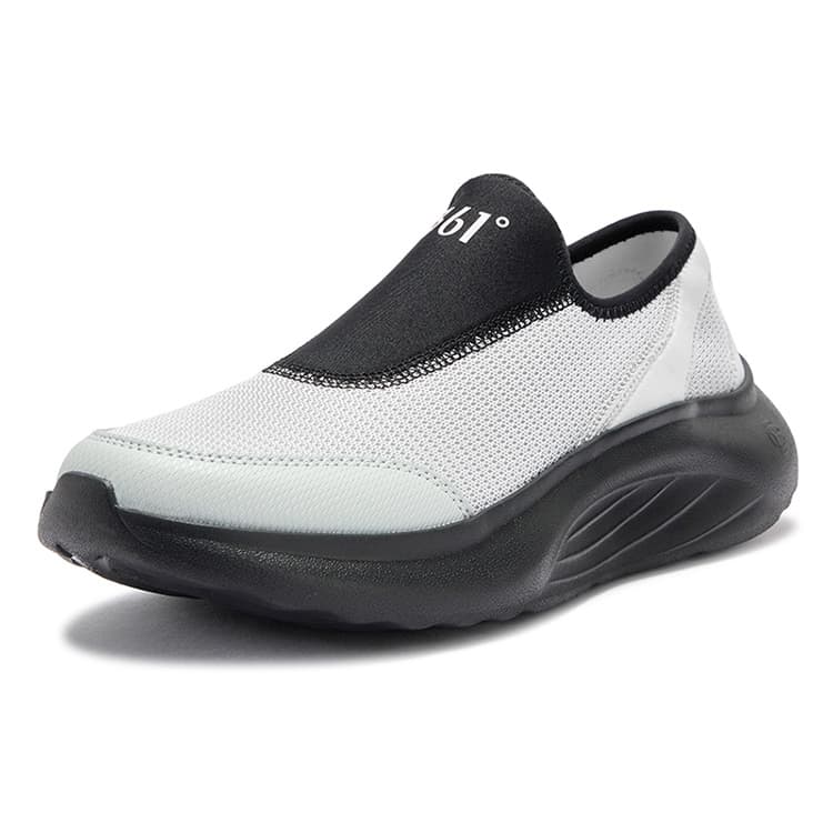 Кроссовки 361° Коллекция Slip ON Устойчивая к истиранию Дышащая Низкий Верх Повседневная Обувь Мужская Серый Черный - изображение 2