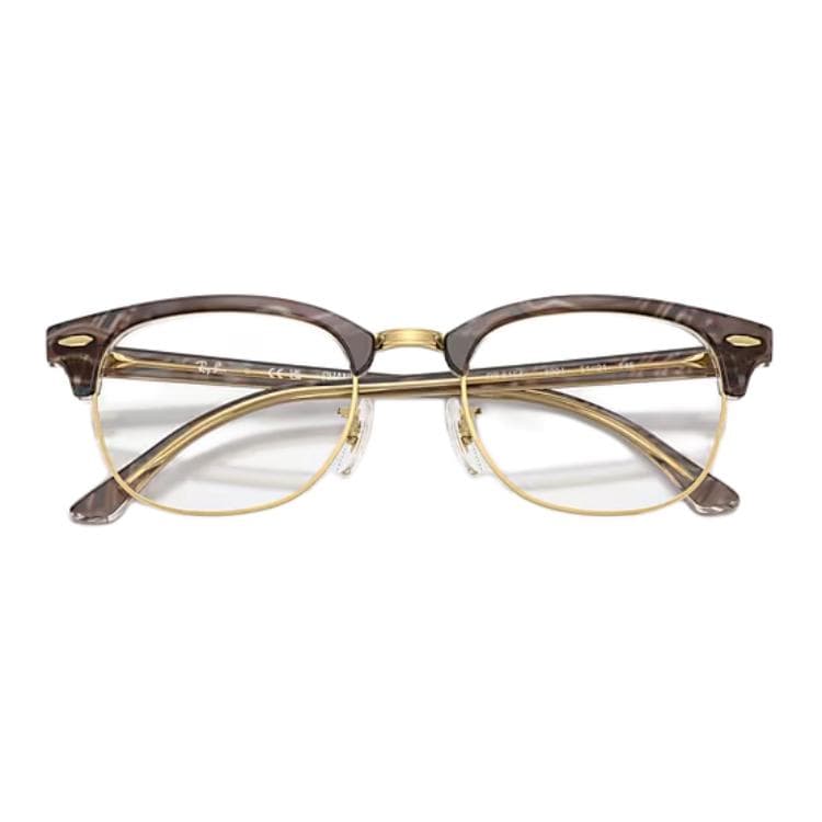 Оправа RayBan Ацетатные очки с квадратной оправой диоптриями унисекс серого цвета - изображение 5