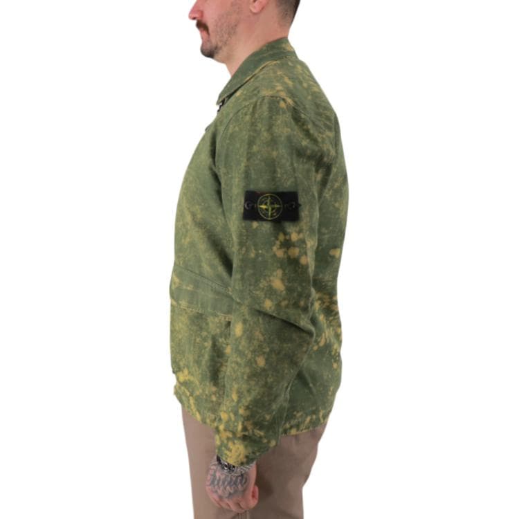 Куртка Stone Island SS22 Paint Effect Zip Jacket - изображение 5