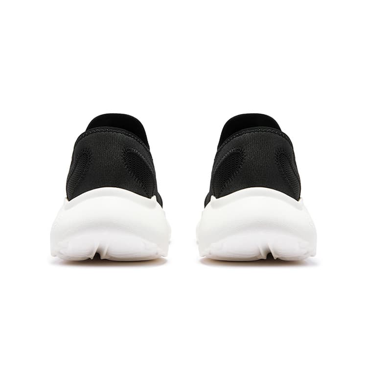 Кроссовки 361° Коллекция Slip On Устойчивая к истиранию Дышащая Обувь Низкий Верх Повседневная Мужская Черно-Белая - изображение 4
