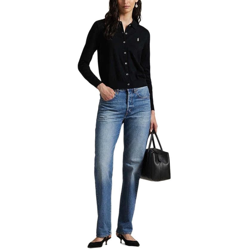 Кофта Polo Ralph Lauren FW25 Трикотаж Стандартный размер Женские Черный - изображение 4