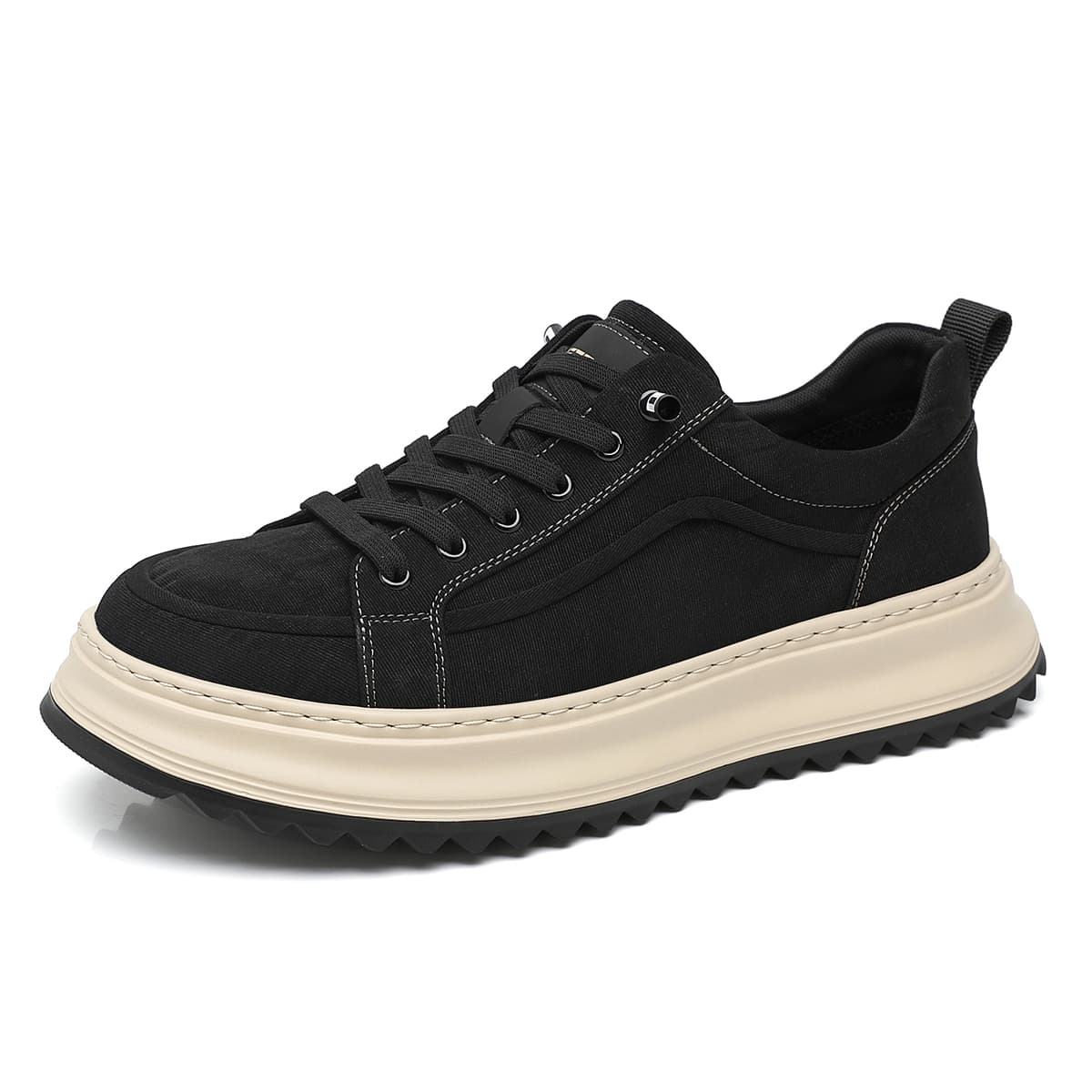 Кеды HARSON Low Top Canvas Shoes Мужские Черные - изображение 2