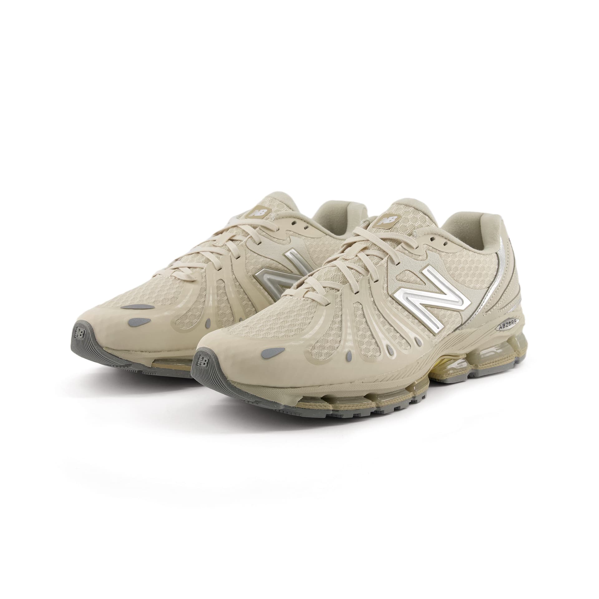 Кроссовки New Balance NB 1890 Дышащий Низкий Топ Повседневные Массивные Кроссовки Унисекс Бежевый Светло-Серый - изображение 3
