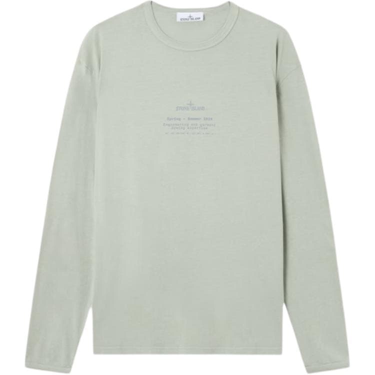 Футболка STONE ISLAND Шалфейно-зеленый Унисекс T-рубашки - изображение 1