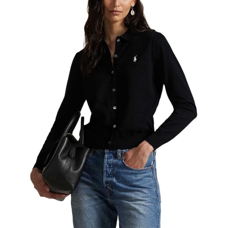 Кофта Polo Ralph Lauren FW25 Трикотаж Стандартный размер Женские Черный - изображение 2