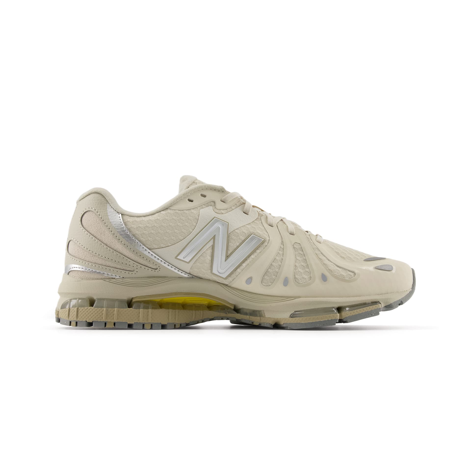 Кроссовки New Balance NB 1890 Дышащий Низкий Топ Повседневные Массивные Кроссовки Унисекс Бежевый Светло-Серый - изображение 2