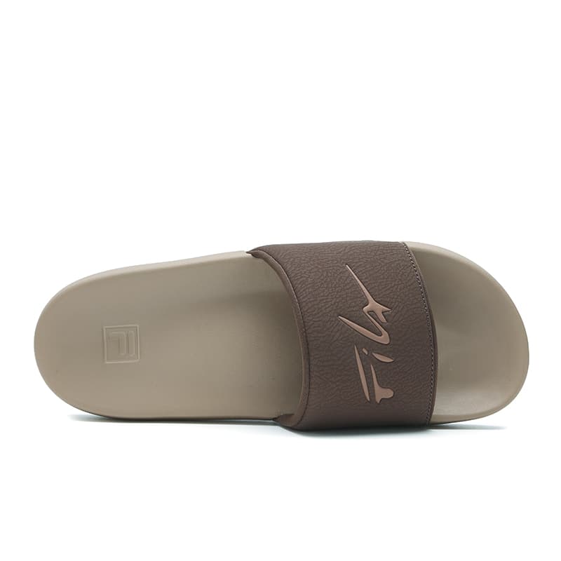 Сандалии FILA DRIFTER 2 Шлепанцы Мужские Дождевые Ночные Коричневые - изображение 4