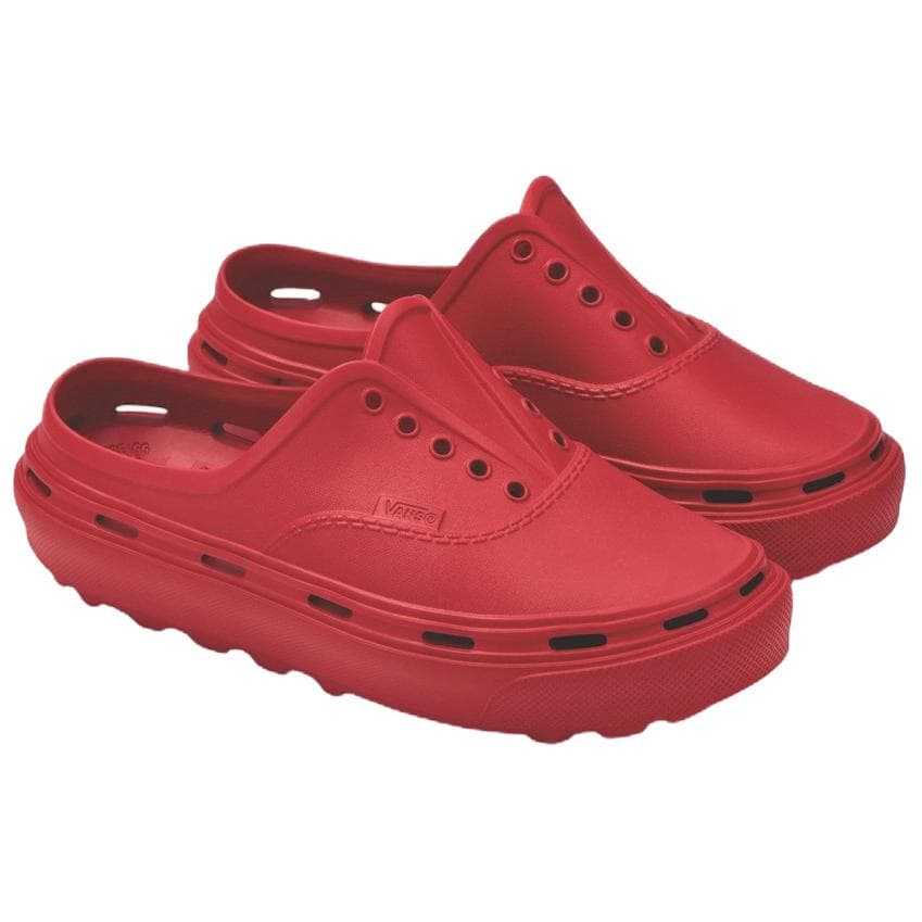 Сандалии Vans Authentic Домашние тапочки Унисекс Красные - изображение 3