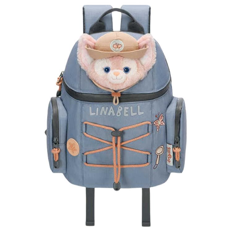 Рюкзак Disney Duffy и Friends Little Natural Explorers Полиэстеровый Рюкзак Унисекс Синий и Розовый - изображение 1