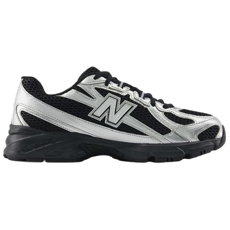 Кроссовки New Balance NB 740 Дышащие Низкие Кроссовки Унисекс Серебристо-Черные - изображение 2