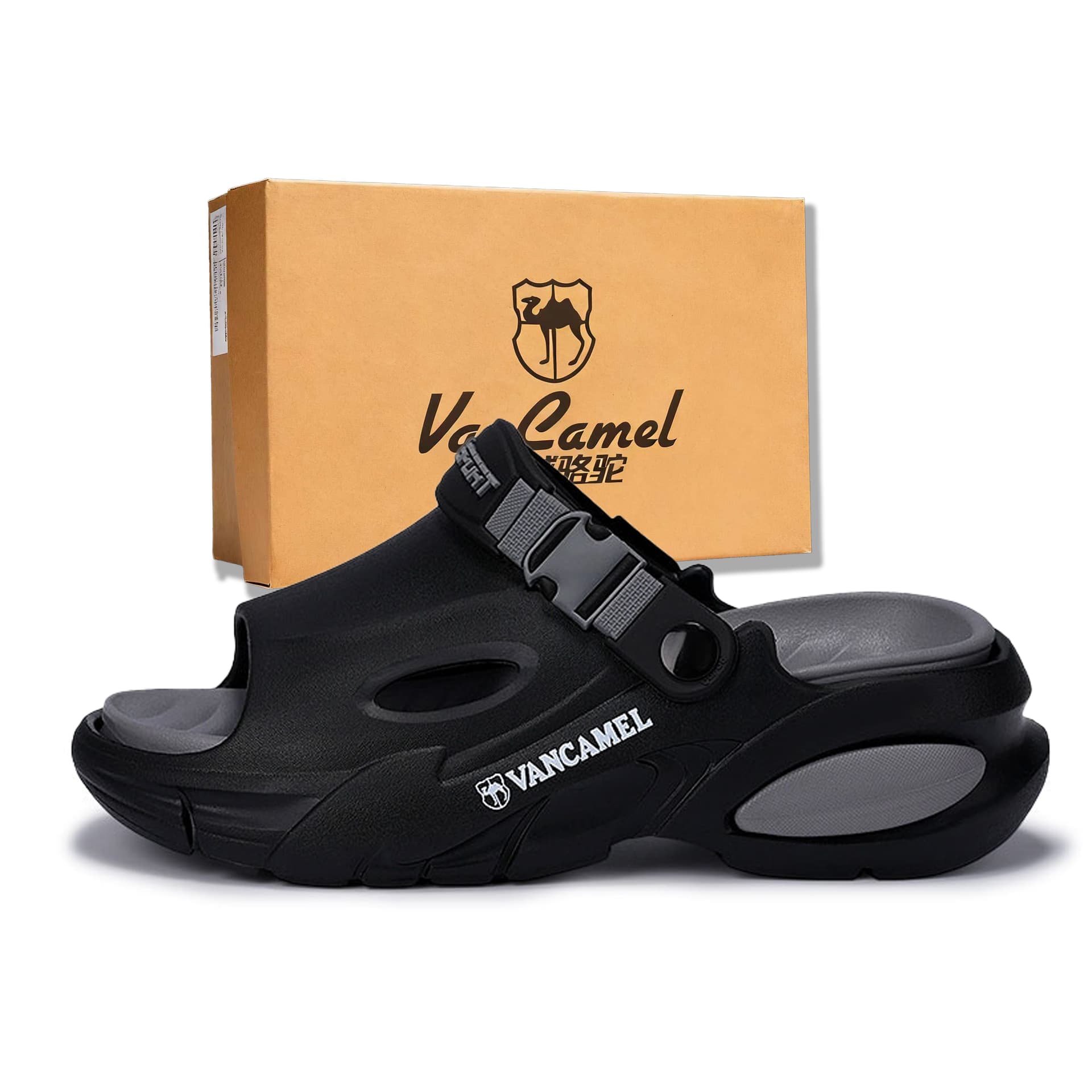 Сандалии VanCamel Амортизация Быстросохнущие Противоскользящие Шлепанцы Унисекс - изображение 1