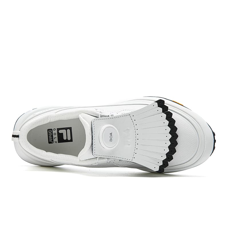 Кроссовки для гольфа FILA GF DRIVEX Износостойкая Легкая Дышащая Низкий Топ Гольф Обувь Женская Ярко-Белая - изображение 4