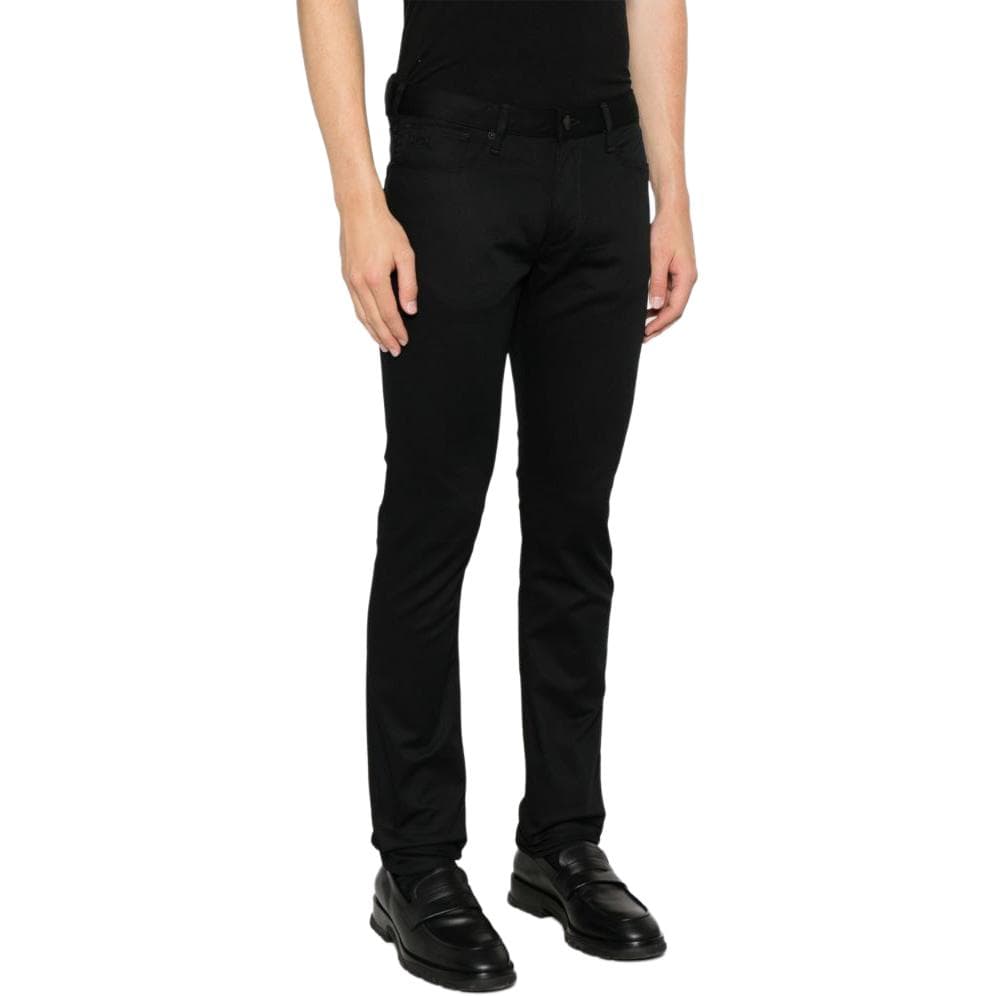 Штаны EMPORIO ARMANI Джинсы Мужские Черные - изображение 4