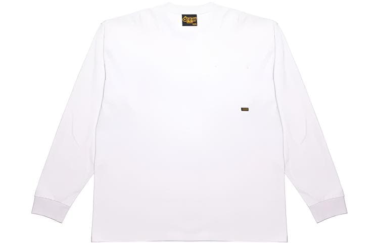 Футболка Drew House logo FW21 Basic Ls Pocket Tee White drewT - изображение 1
