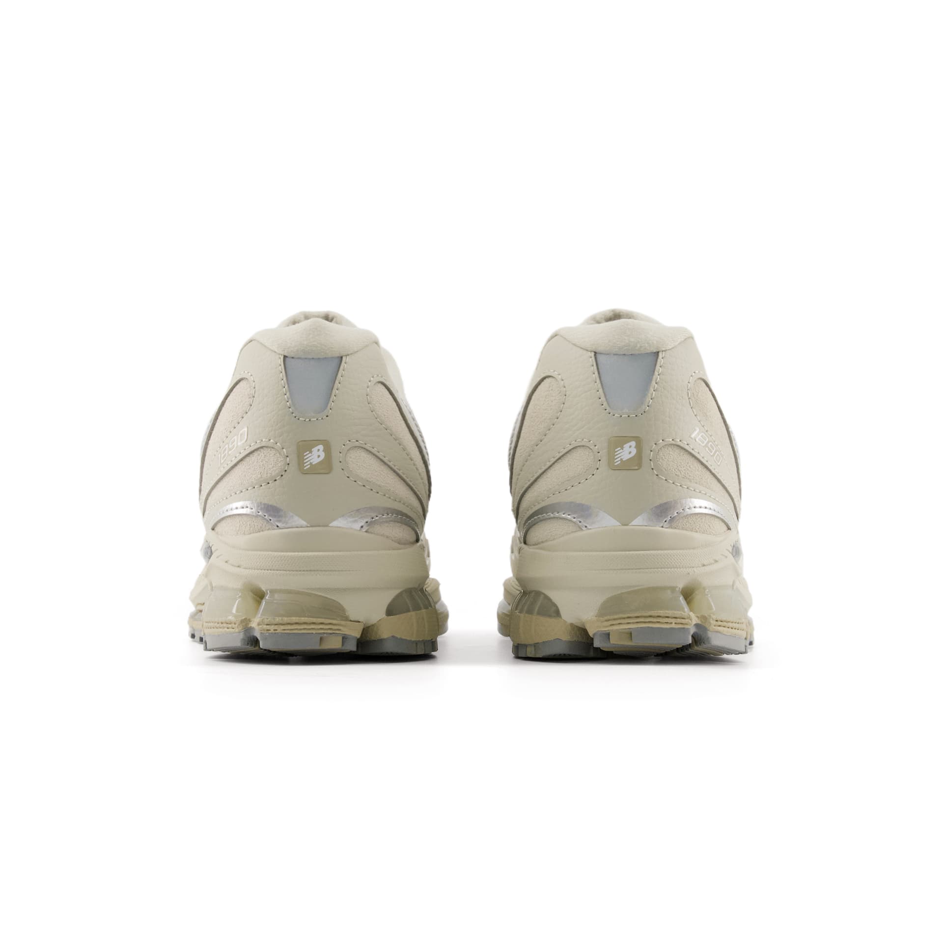 Кроссовки New Balance NB 1890 Дышащий Низкий Топ Повседневные Массивные Кроссовки Унисекс Бежевый Светло-Серый - изображение 4