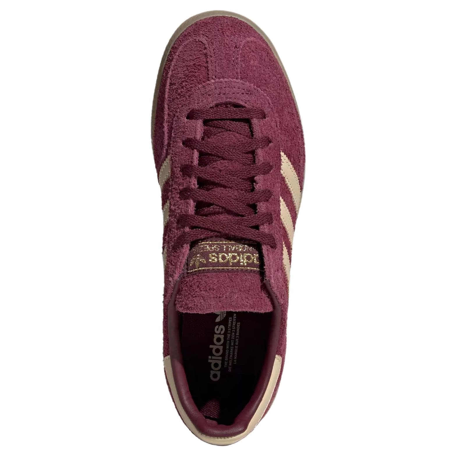 Кроссовки Adidas Originals HANDBALL SPEZIAL Кеды немецкой армии (GAT) Женские Бордовый - изображение 3