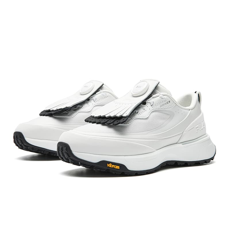 Кроссовки для гольфа FILA GF DRIVEX Износостойкая Легкая Дышащая Низкий Топ Гольф Обувь Женская Ярко-Белая - изображение 3