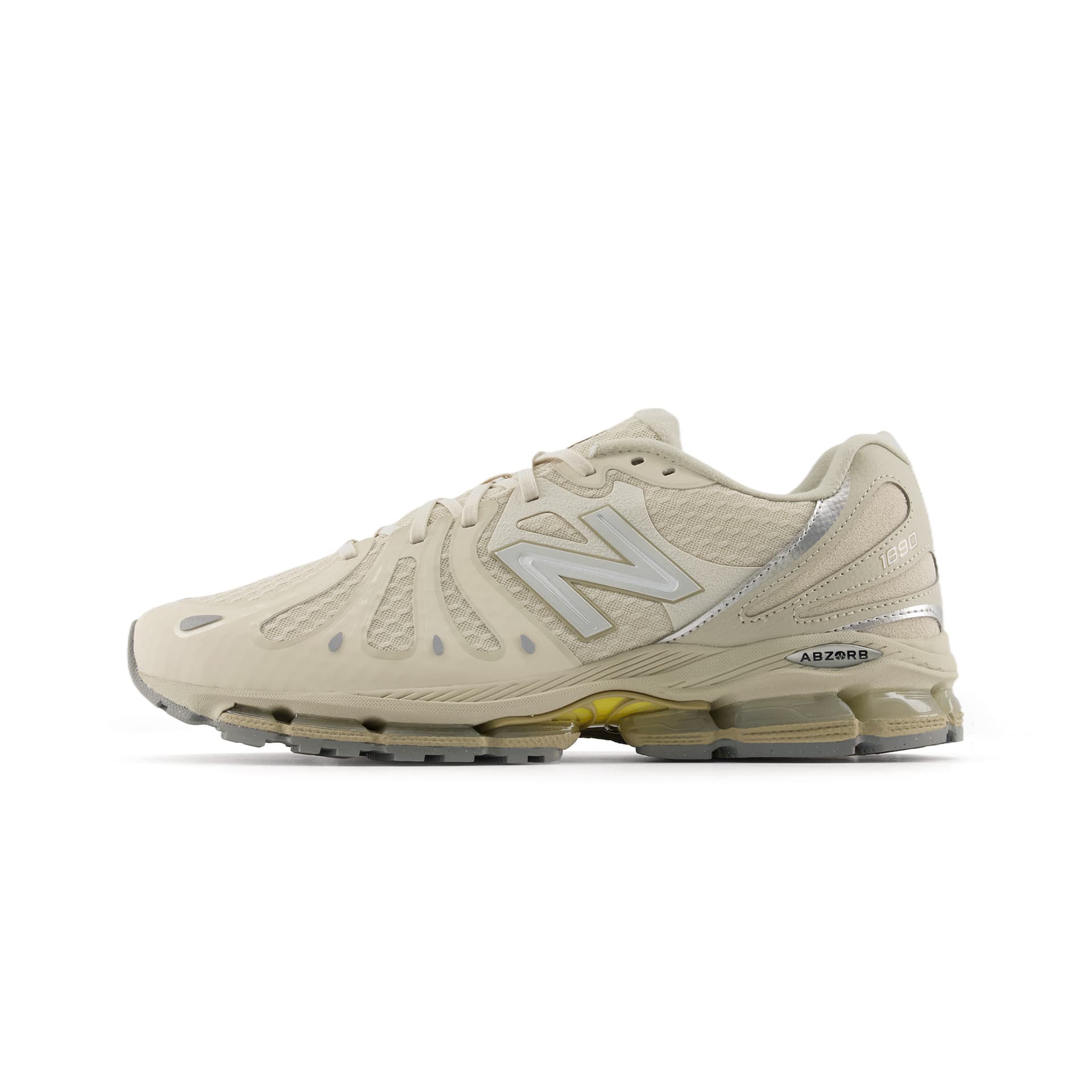 Кроссовки New Balance NB 1890 Дышащий Низкий Топ Повседневные Массивные Кроссовки Унисекс Бежевый Светло-Серый - изображение 1
