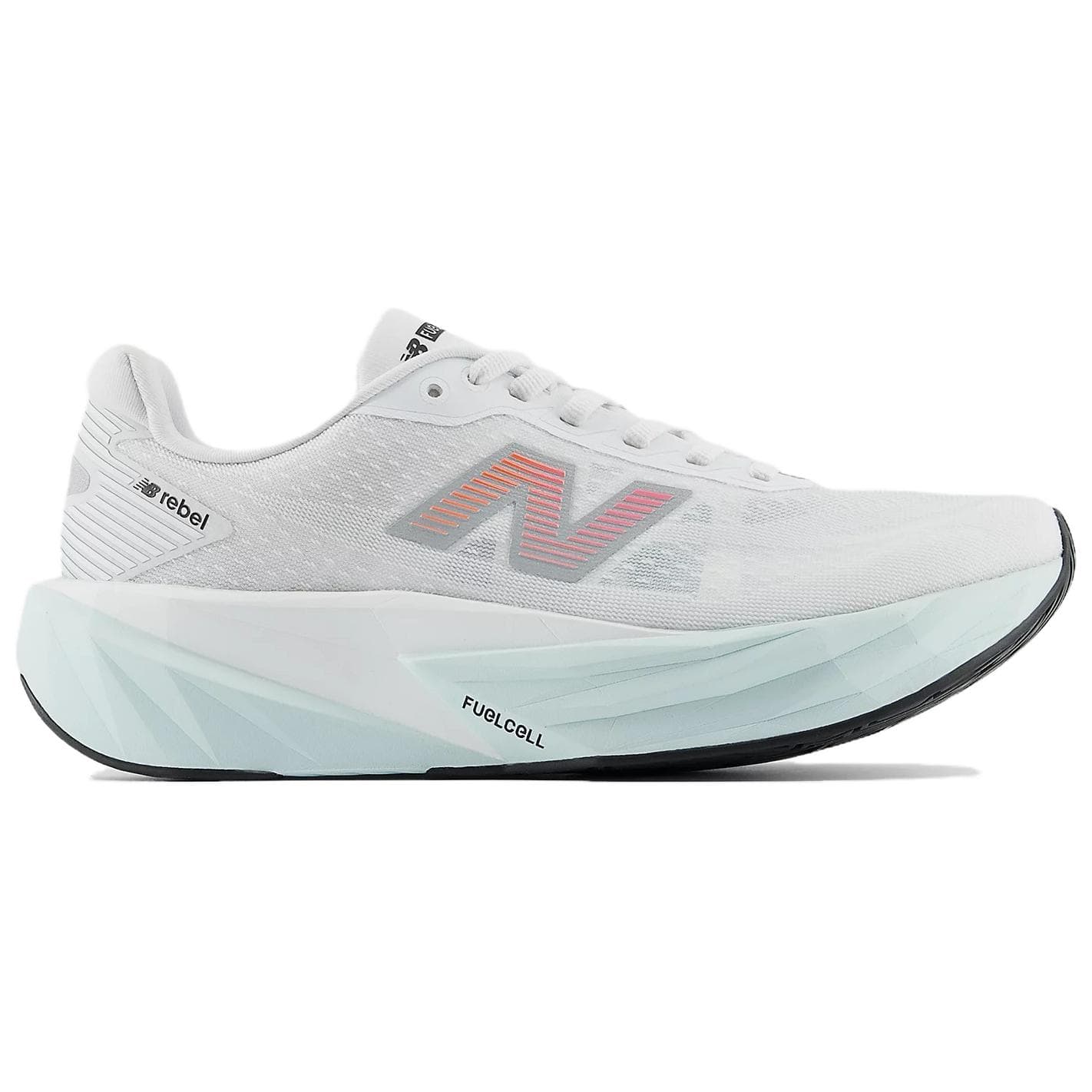 Кроссовки для бега New Balance FuelCell Rebel V5 Комфортная поддержка Беговые кроссовки Женские Белый Синий - изображение 2