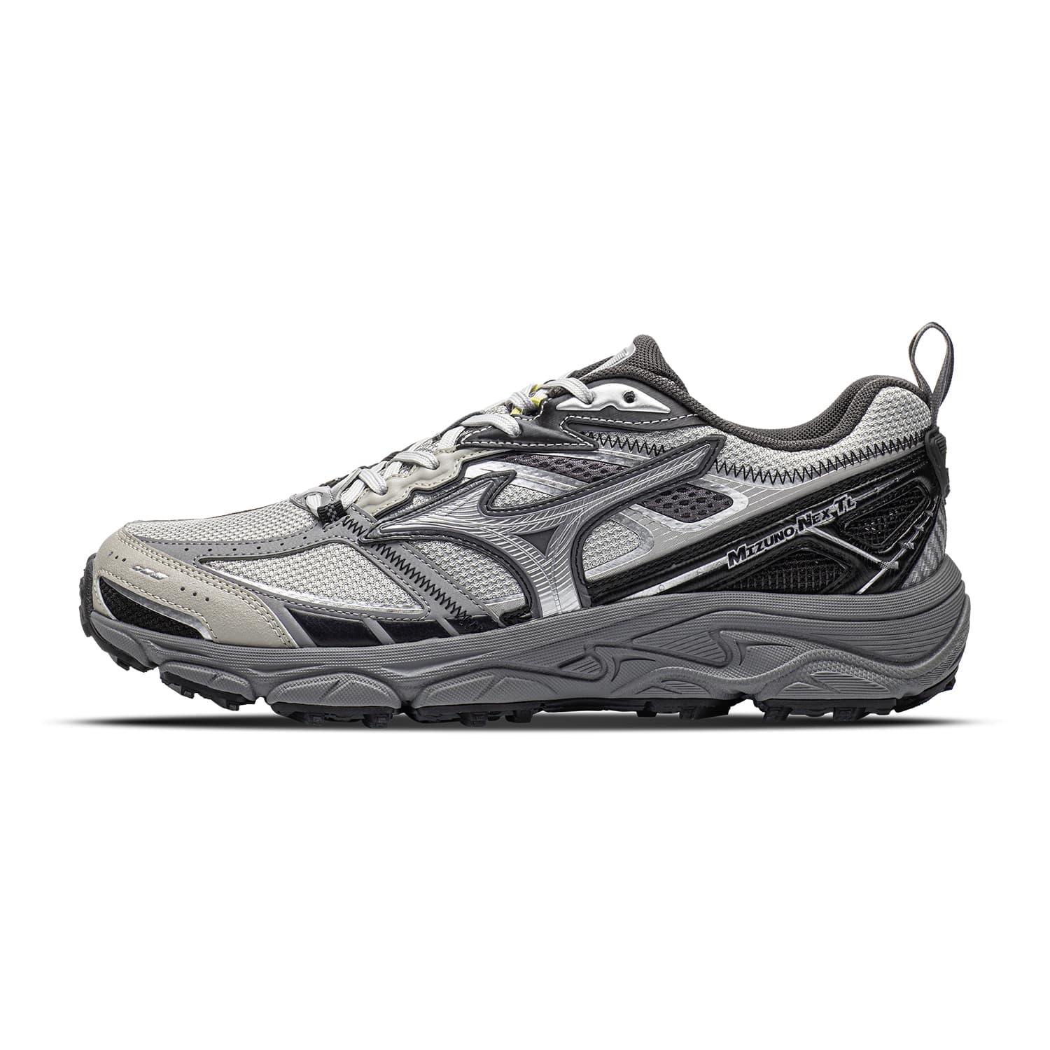 Кроссовки для бега Mizuno NEX Low Топ Повседневные кроссовки для бега Унисекс Alpine Серебряный TRAIL - изображение 1