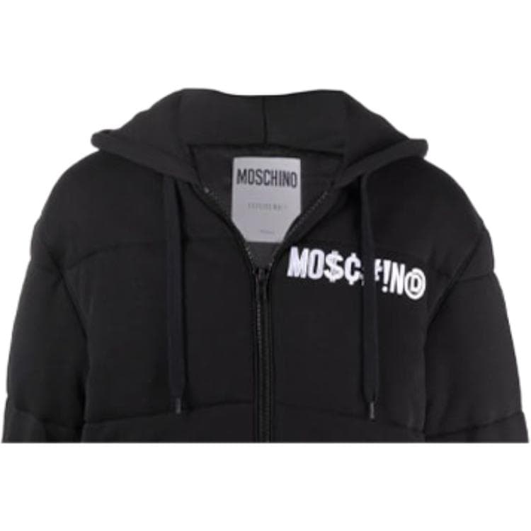 Зимняя куртка пуховик MOSCHINO logo - изображение 3