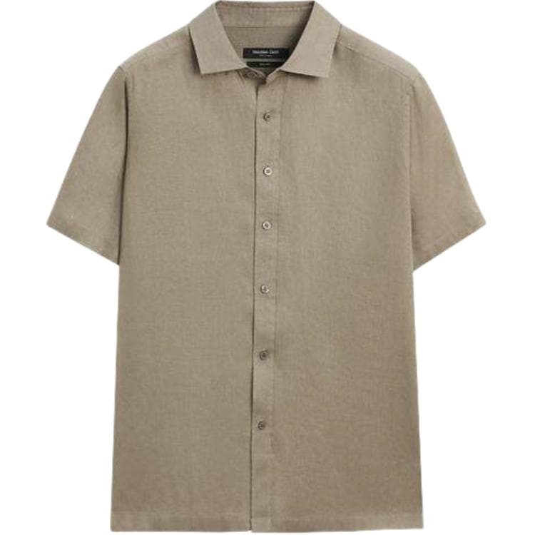 Рубашка Massimo Dutti Экрю Мужские Рубашки - изображение 1