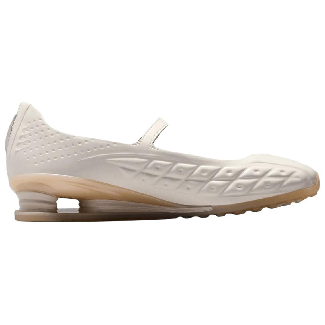 Nike SHOX Z Тонкие и Без Форма Туфли Мэри Джейн Женские Бежевые - изображение 2