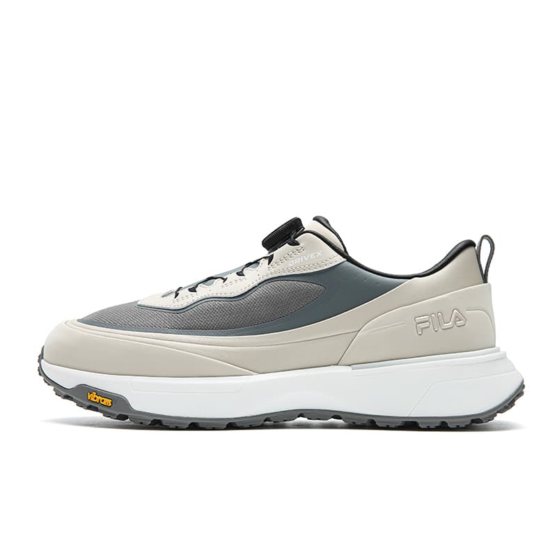Кроссовки для гольфа FILA GF DRIVEX Износостойкий Дышащий Легкий Низкий Топ Гольф Обувь Мужская Серый Малиновый Бледный - изображение 1
