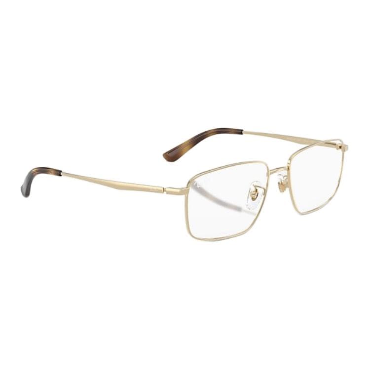 Оправа RayBan Металлические Очки с Прямоугольной Формой и Диоптриями Унисекс Полированные Светло-Золотого Тона - изображение 6