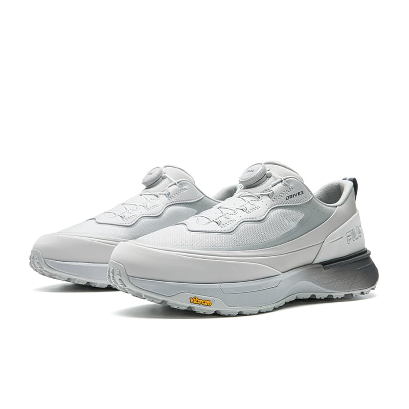 Кроссовки для гольфа FILA GF DRIVEX Износостойкий Дышащий Легкий Низкий Топ Гольф Обувь Мужская Грибной Серый - изображение 3