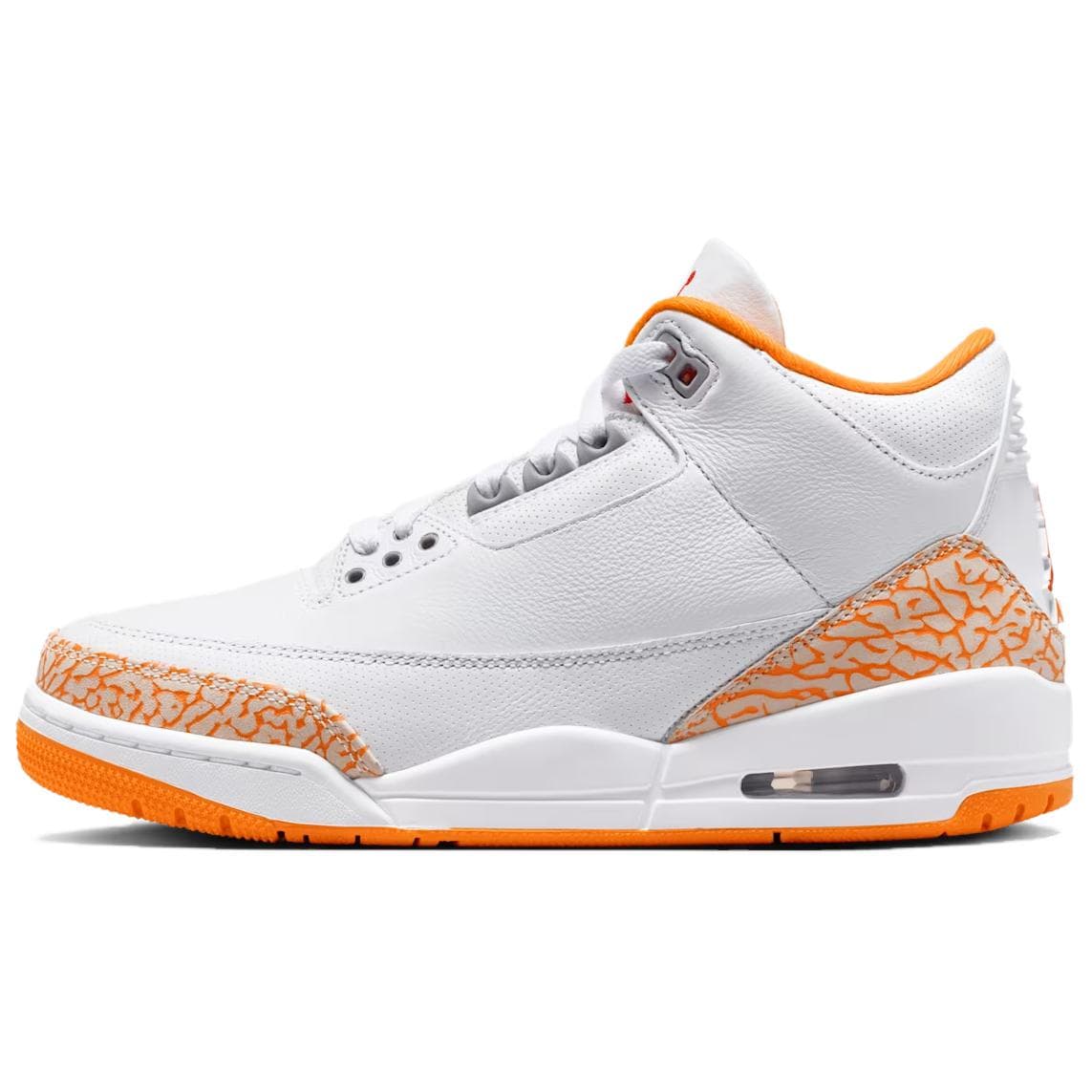 Ретро баскетбольные кроссовки Jordan Air Jordan 3 Retro Баскетбольные кроссовки Женские Белый Оранжевый - изображение 1