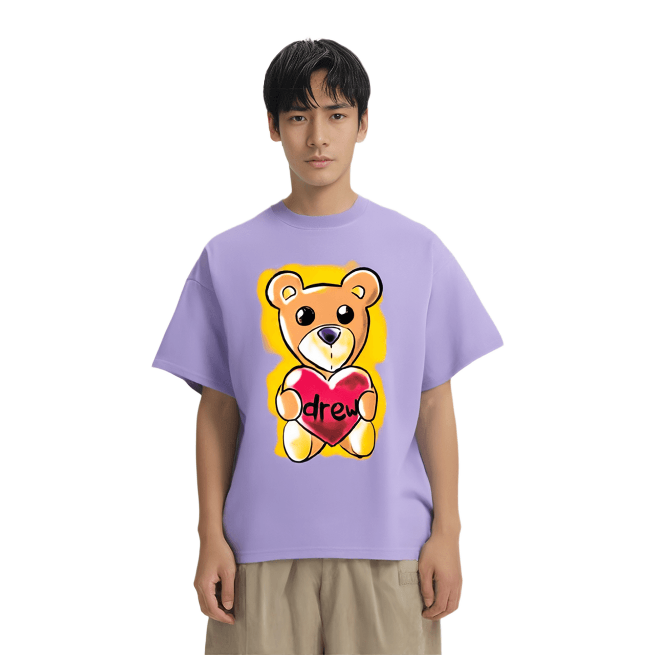 Футболка Drew House Airbrush Theodore Ss Tee Lavender T - изображение 3