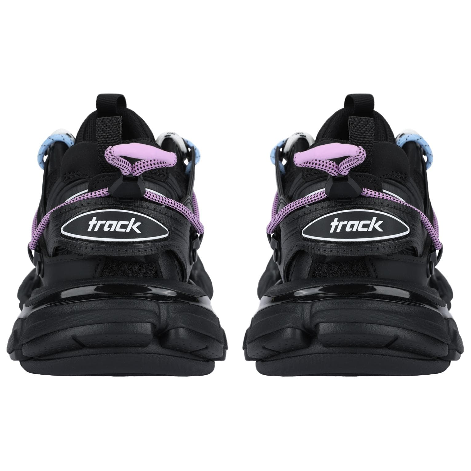 Кроссовки Balenciaga Track Trail Шнурки Низкие Масивное Обувь Женская Черная - изображение 4