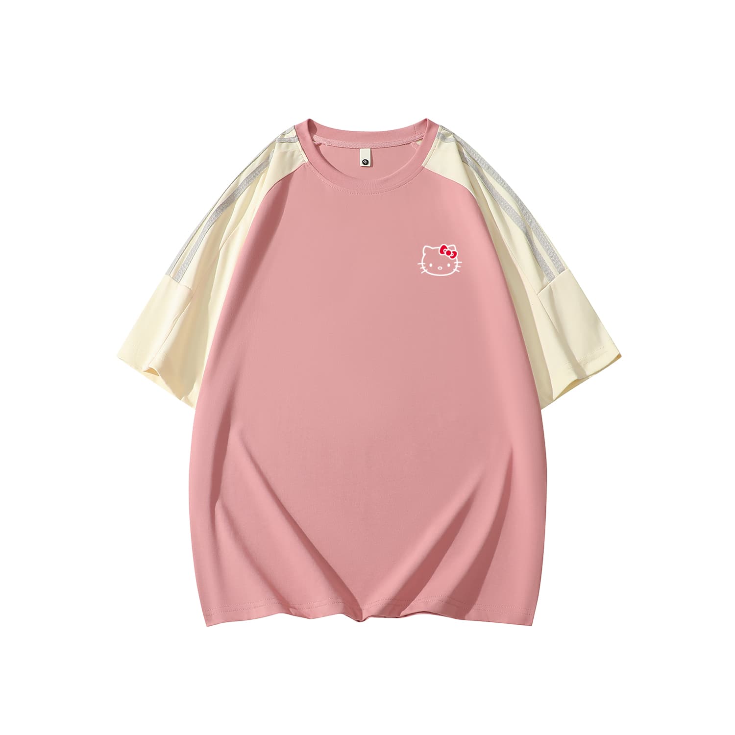 Футболка Sanrio x Hello Kitty Летняя футболка с принтом Hello Kitty женская - изображение 1