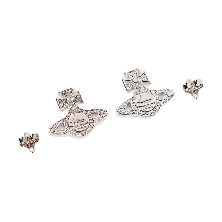 Серьги Серьги Vivienne Westwood Женские Розовые Фиолетовые Ромб Серебряные - изображение 3