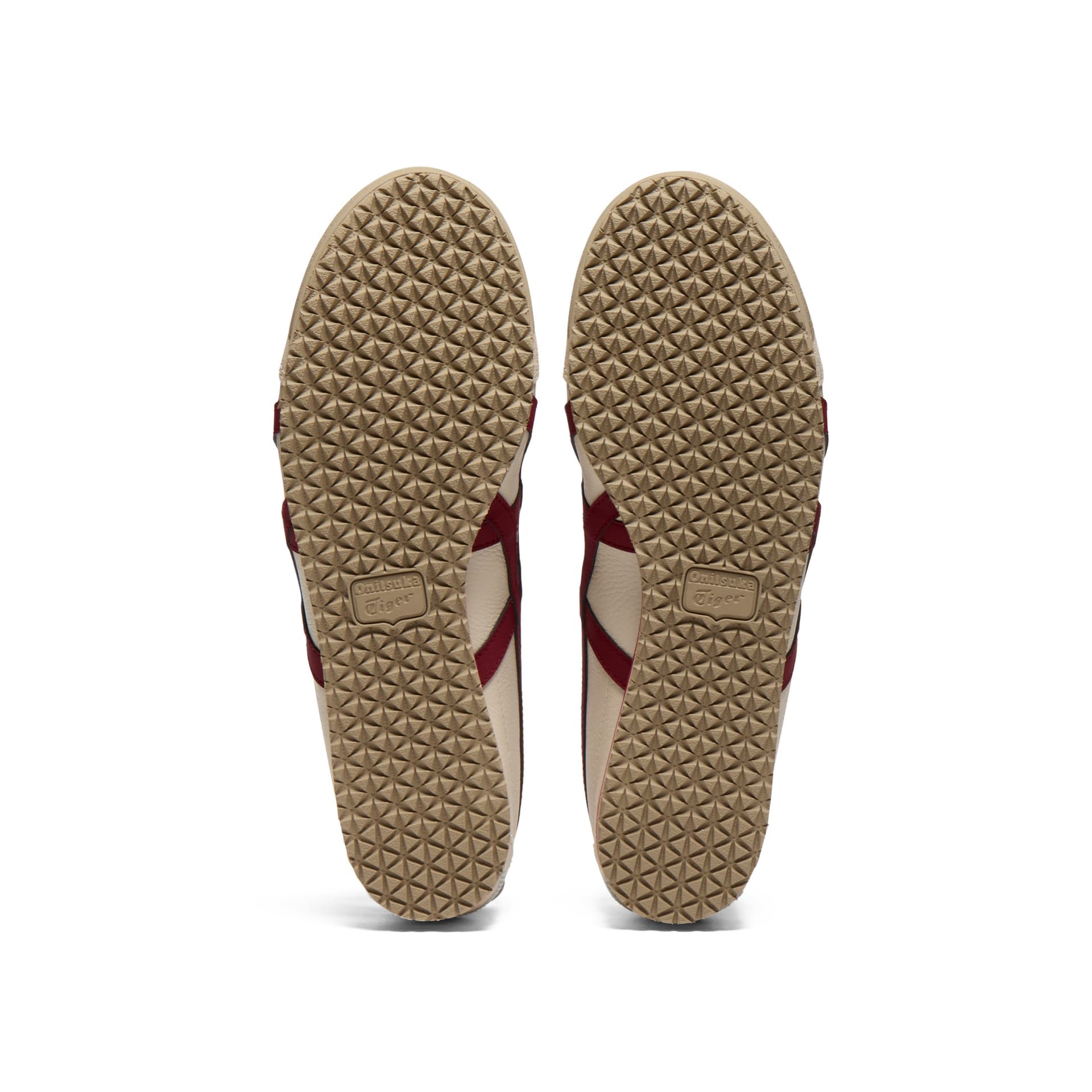 Кроссовки Onitsuka Tiger Mexico 66 VINY Повседневная обувь Унисекс Бежевый Красный - изображение 7