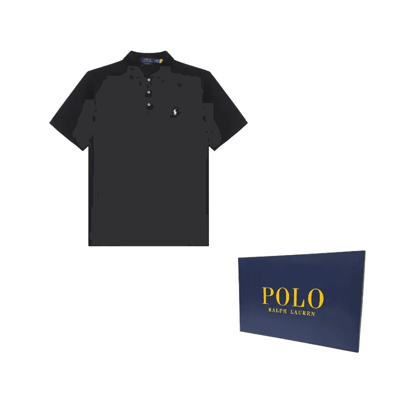 Поло Polo Ralph Lauren Мужское Поло Черное - изображение 3