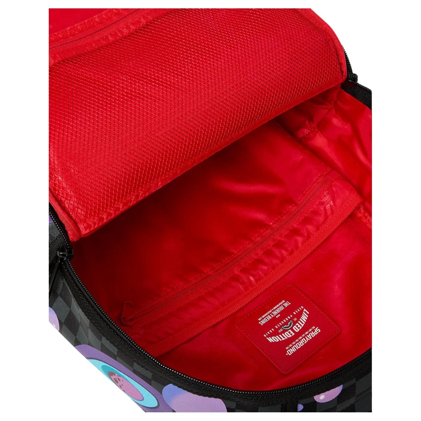 Рюкзак SPRAYGROUND Рюкзак из полиэстерового волокна Унисекс Черный и Фиолетовый - изображение 9