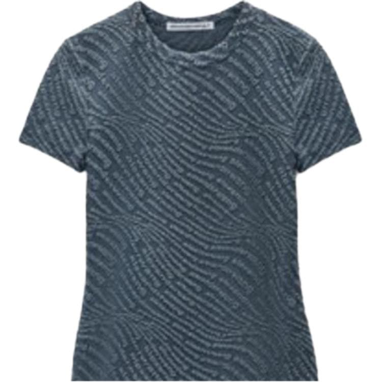 Платье Alexander Wang Короткое платье с короткими рукавами женское серое - изображение 3