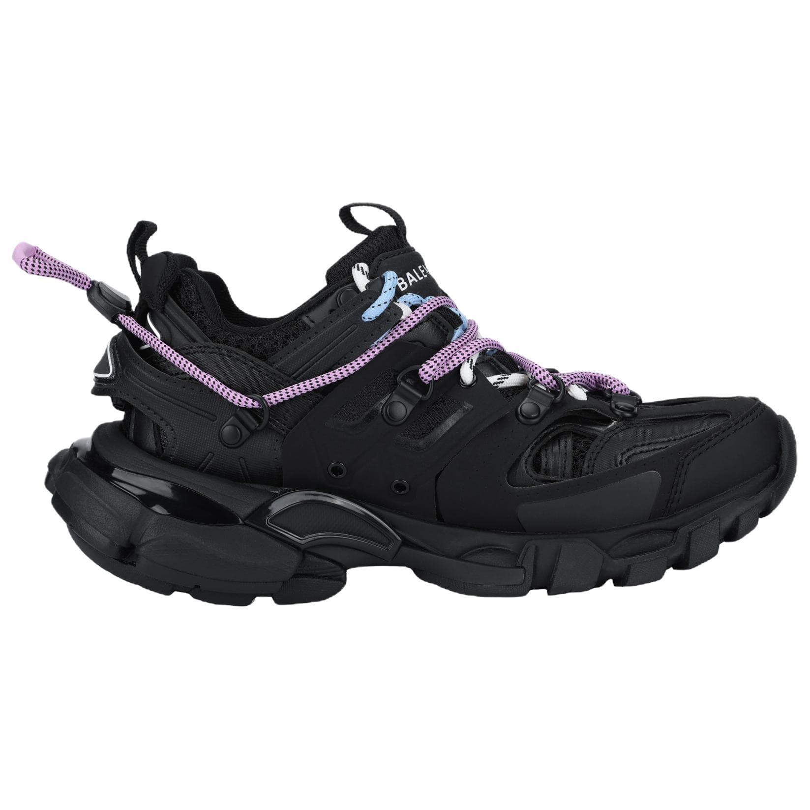 Кроссовки Balenciaga Track Trail Шнурки Низкие Масивное Обувь Женская Черная - изображение 2