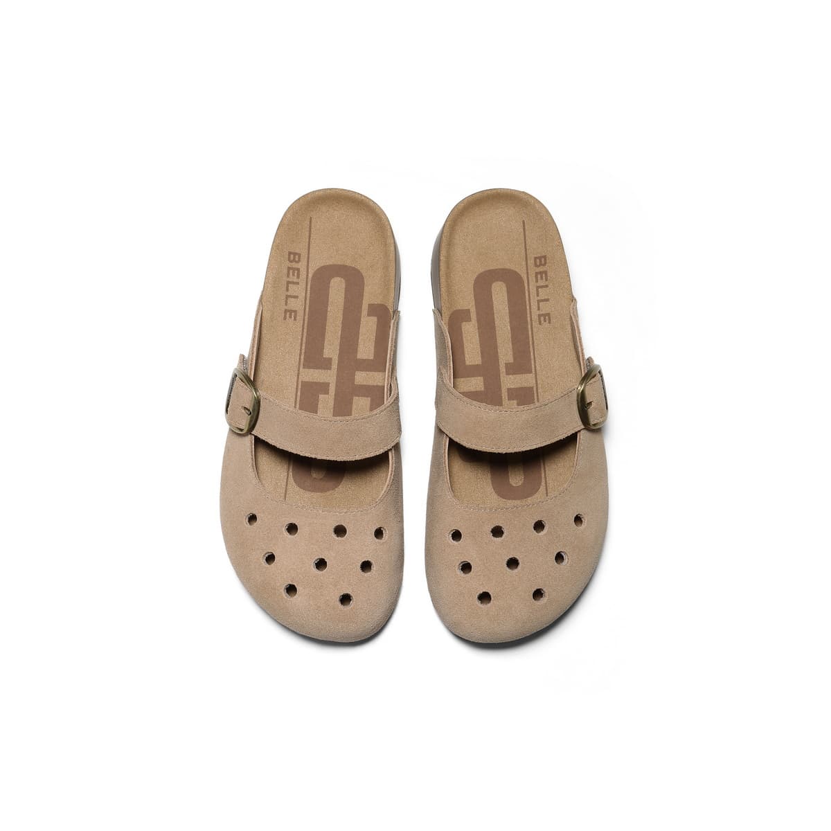 Сандалии BELLE Повседневные Birkenstock Стиль Тапочки Женские - изображение 3