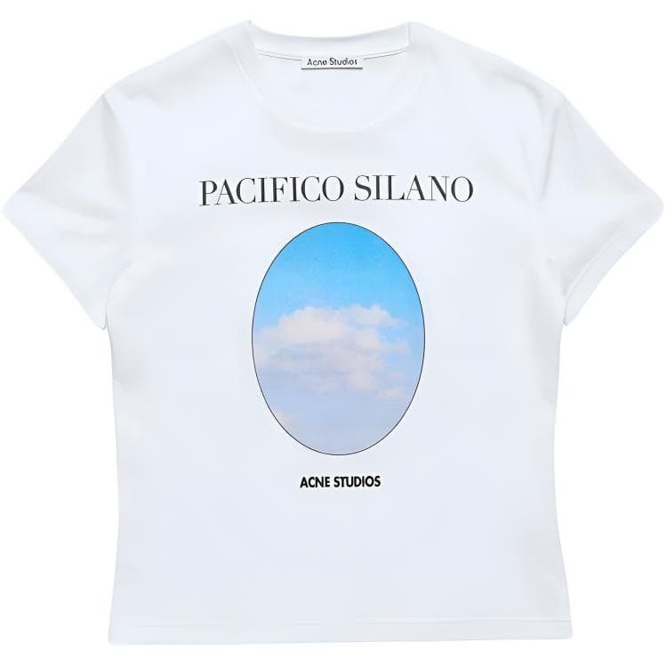 Футболка Acne Studios Белые Женские T-рубашки - изображение 1