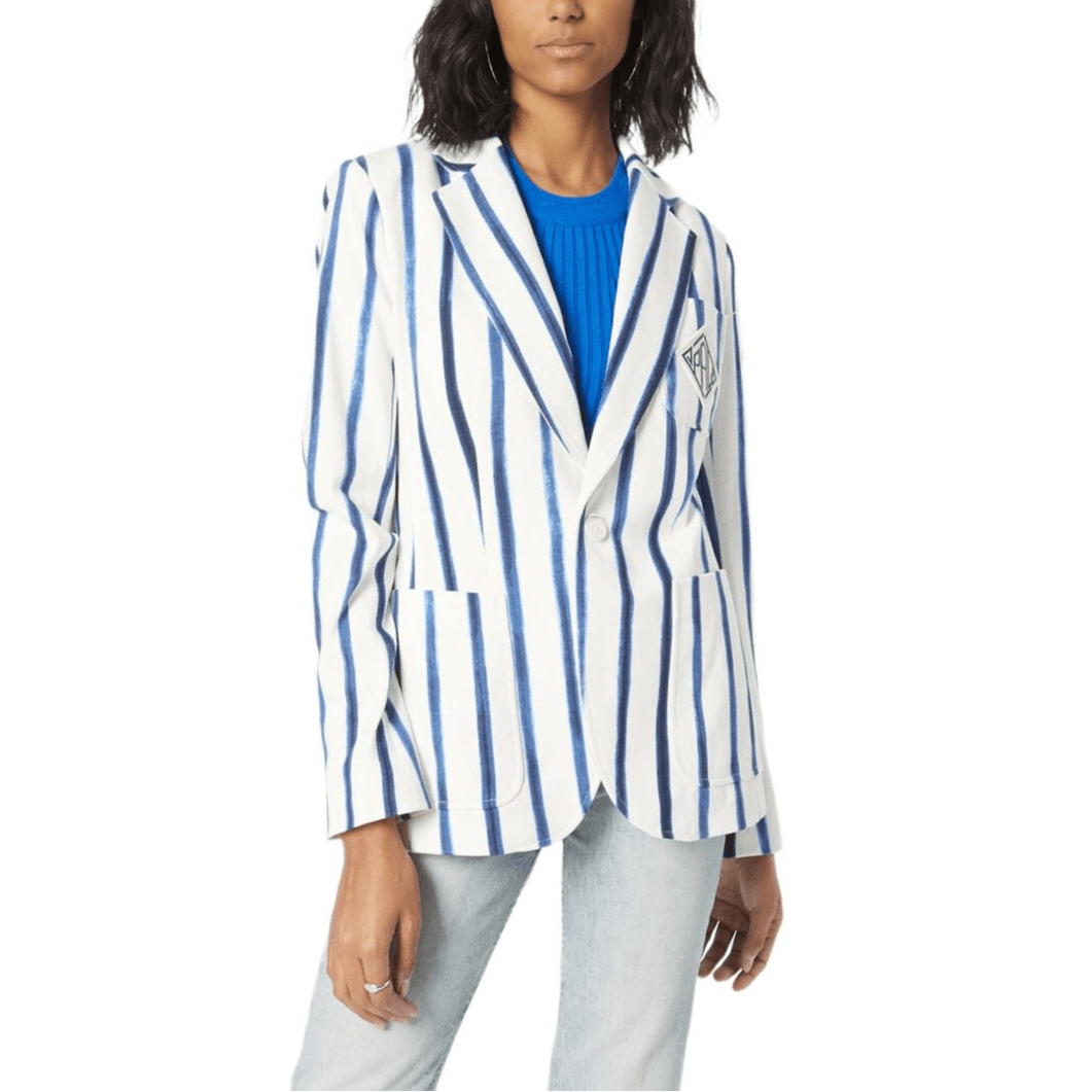 Куртка Polo Ralph Lauren FW24 Куртки и Пальто Женские Синий Белый - изображение 3