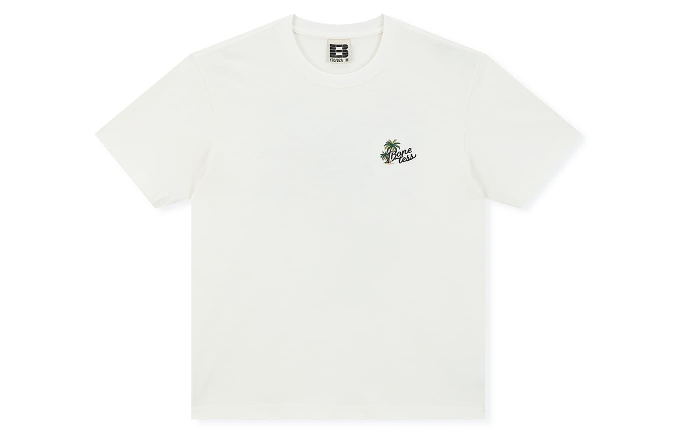 Футболка BONELESS Cut No-Seam Ecru Unisex T-Shirts BONELESS Cut Безшовные Т-рубашки Унисекс - изображение 2