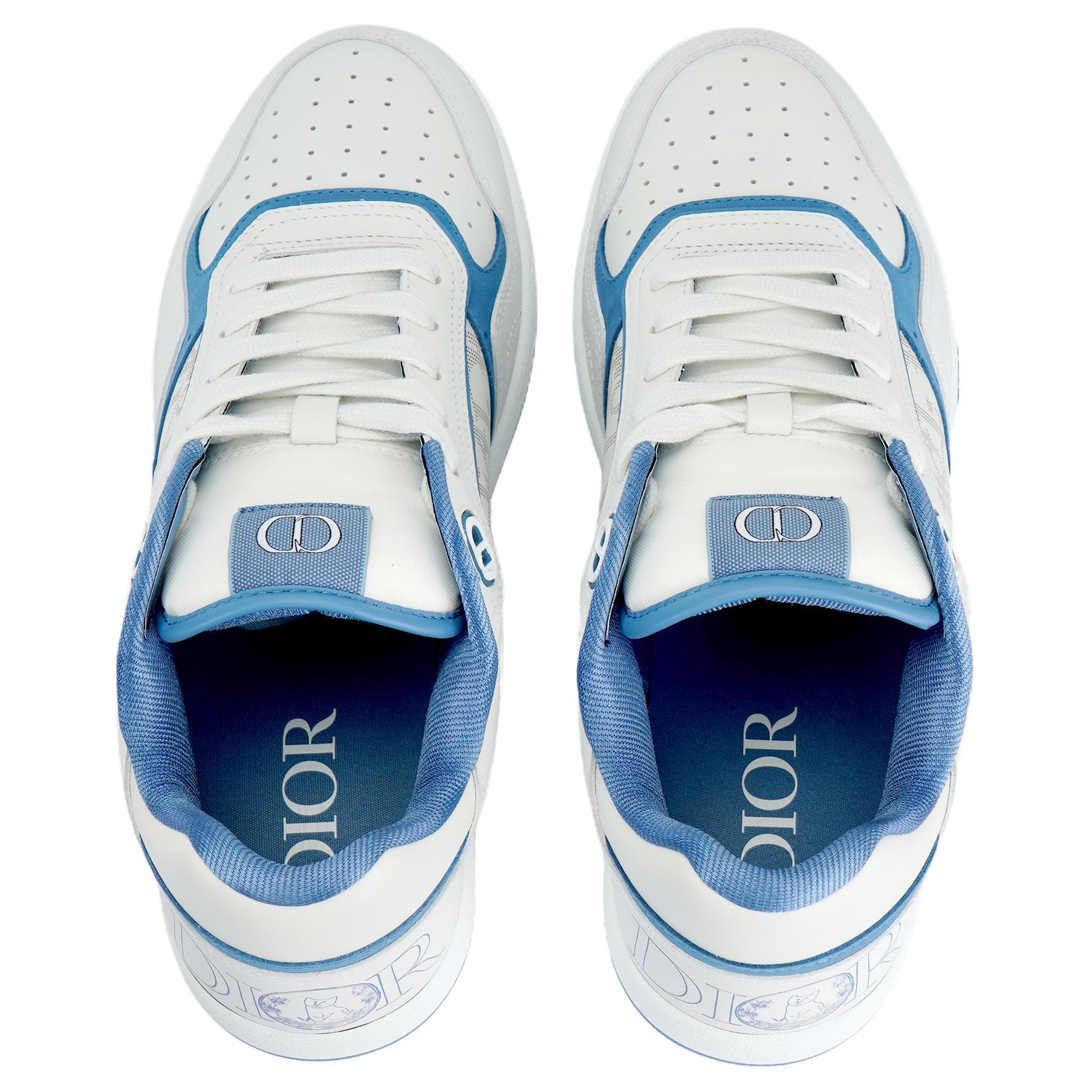 Кроссовки DIOR B27 Leather Low Top Sneakers White - изображение 3