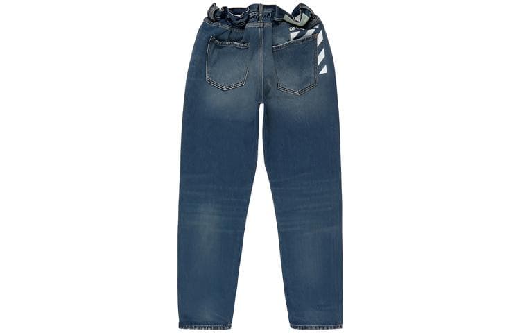 Штаны OFF-WHITE SS20 Blue Denim Slim Fit Jeans - изображение 2