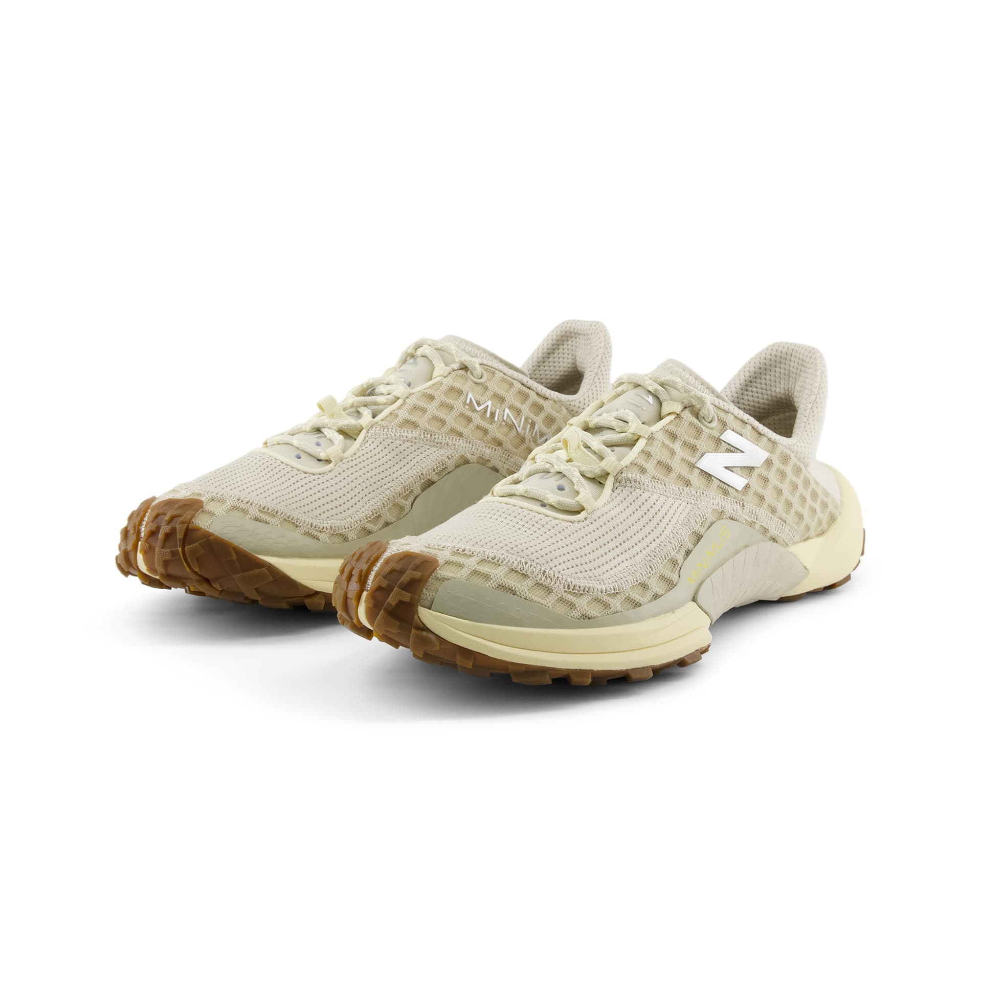 Кроссовки New Balance Minimus Trail Беговые кроссовки Мужские Светло-бежевый Бежево-серый - изображение 3